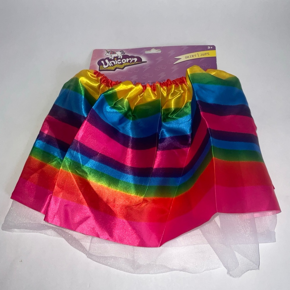 New  Rainbow Tutu  unicorn skirt 3+